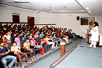 Dr. Nalini Patil Talking with Summer Camp Students